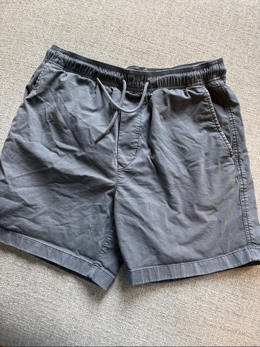 American Eagle Men's Drawstring Casual Shorts - Blue